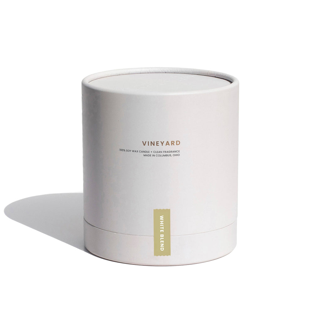White Blend – Wine-Inspired Soy Candle in Reusable Glass