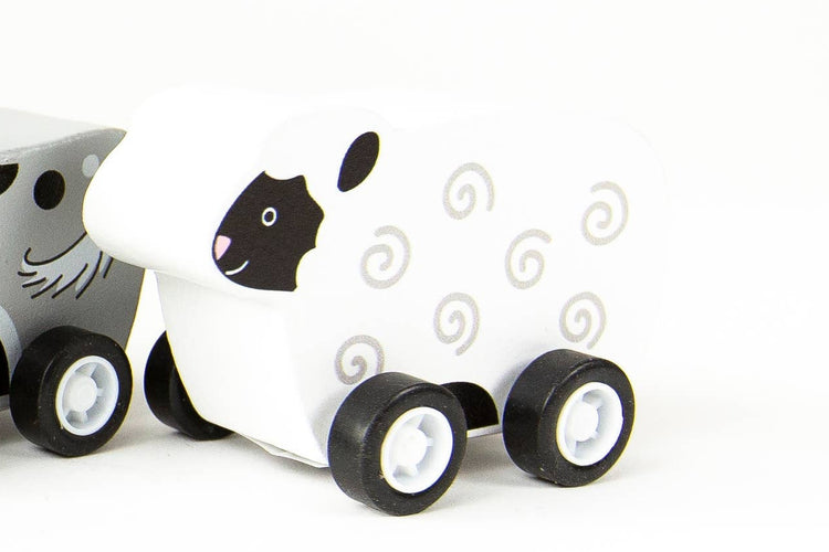 Pull Back Barnyard Sheep