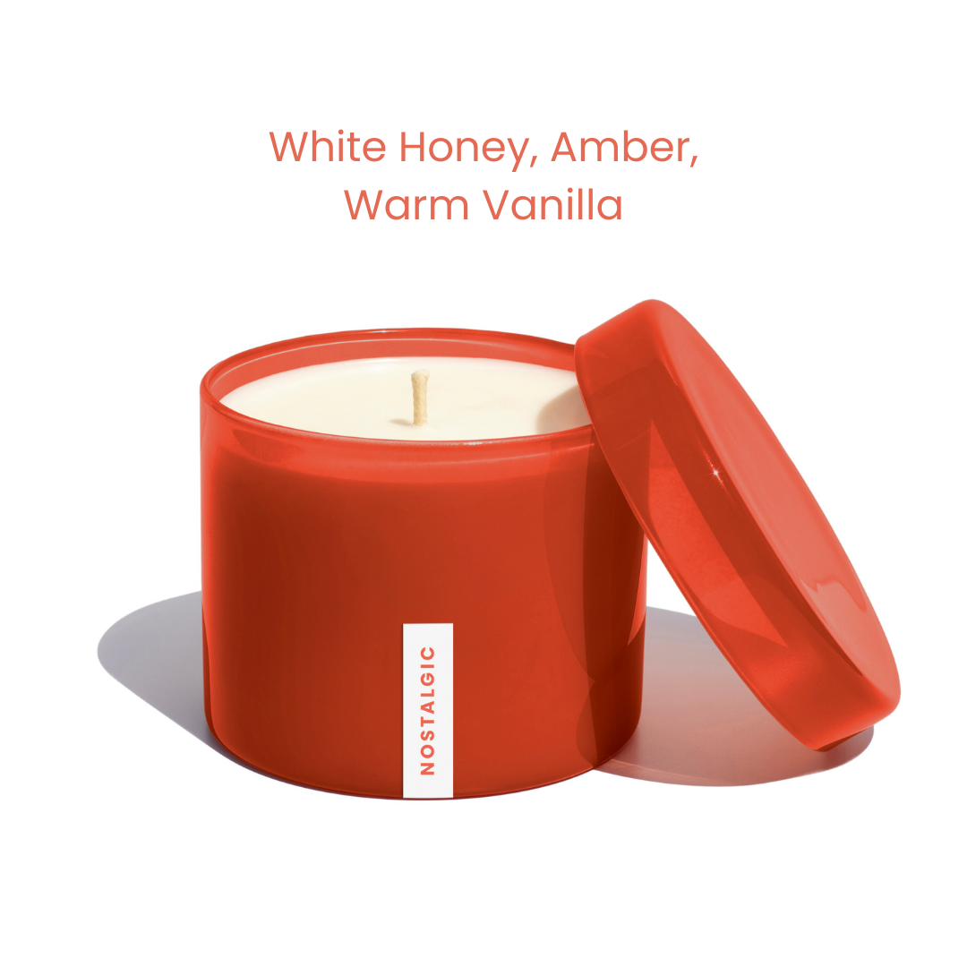Nostalgic |16 oz Soy Candle - Reusable Container