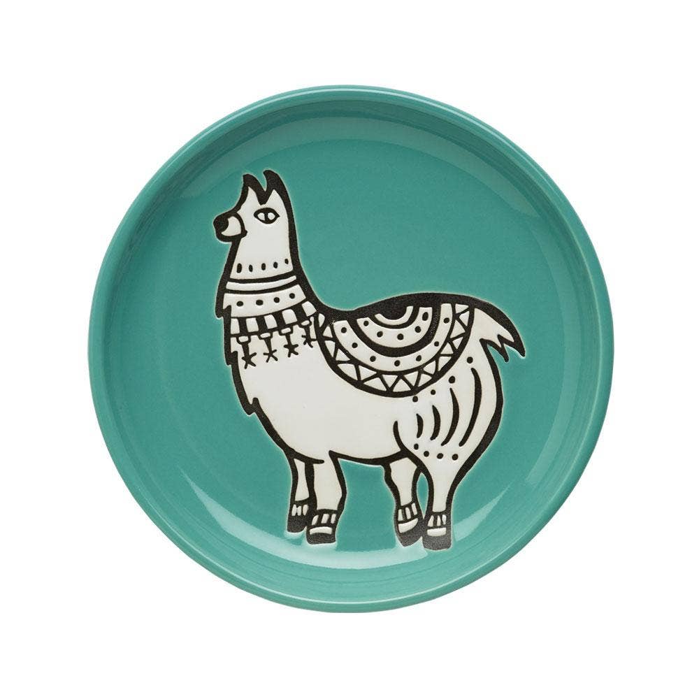 Cuppa Color Coaster | Teal Llama