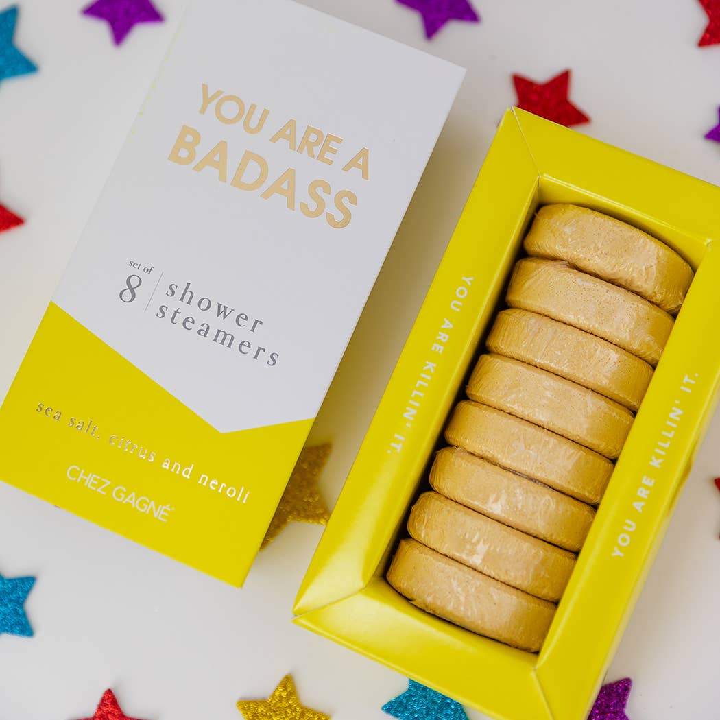 You Are A Badass Shower Steamers - Sea Salt, Citrus & Neroli - Set of 8