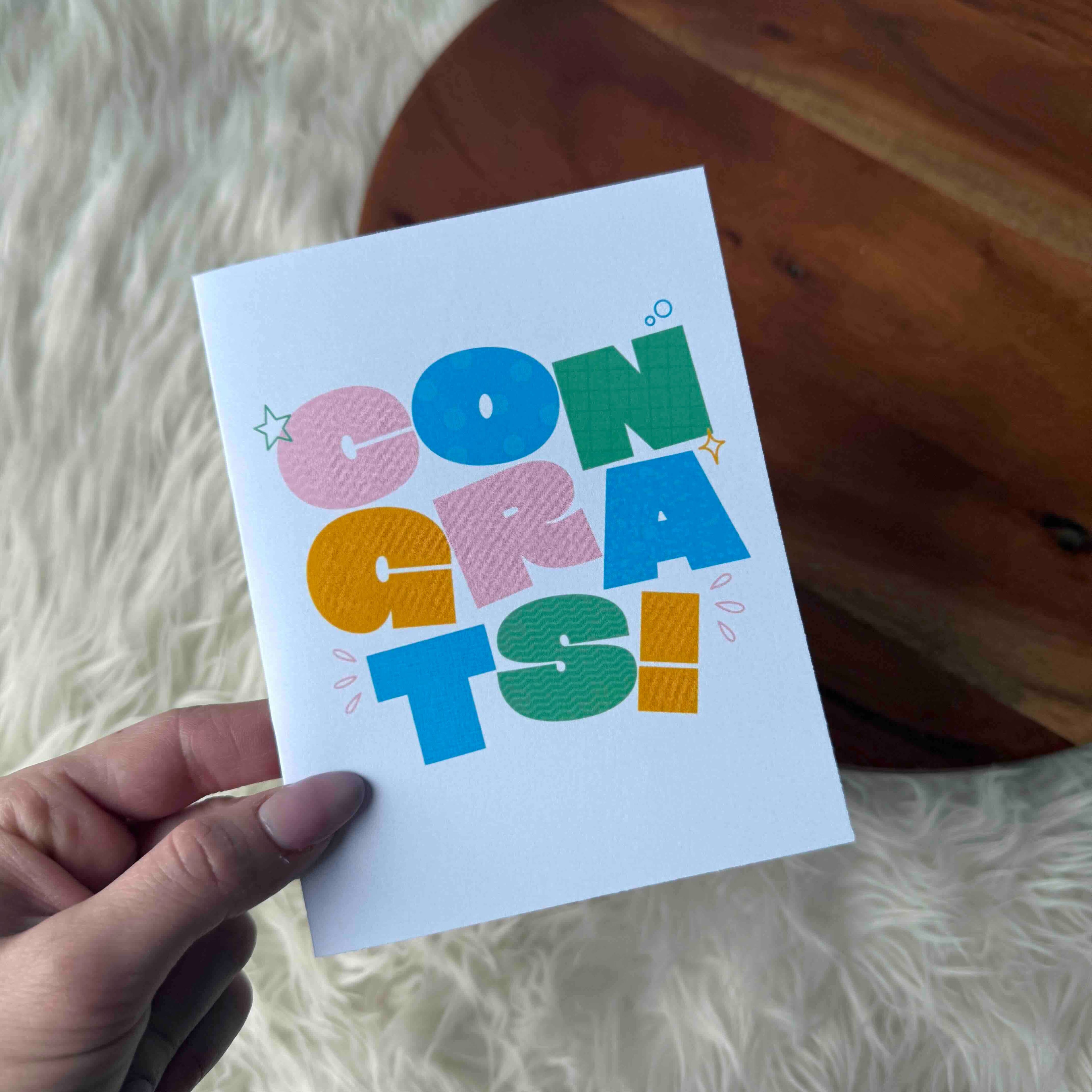 "CONGRATS!" Greeting Card