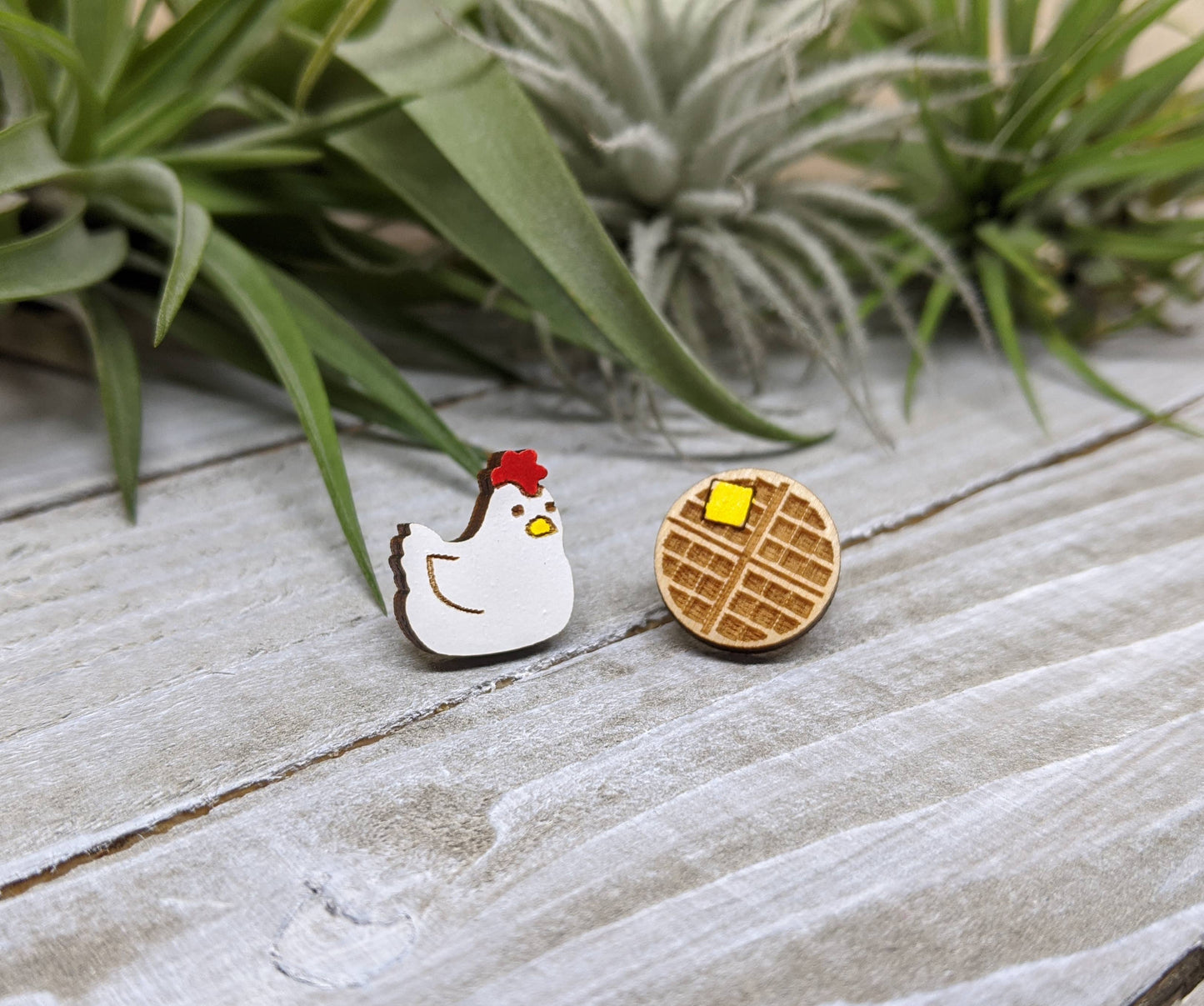 Chicken and Waffles Earrings