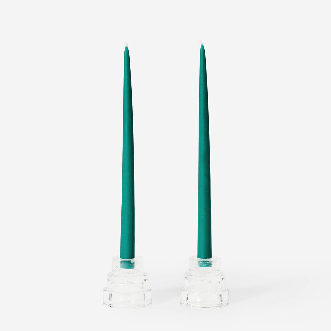 Honey, I'm Home Beeswax Candles: Teal