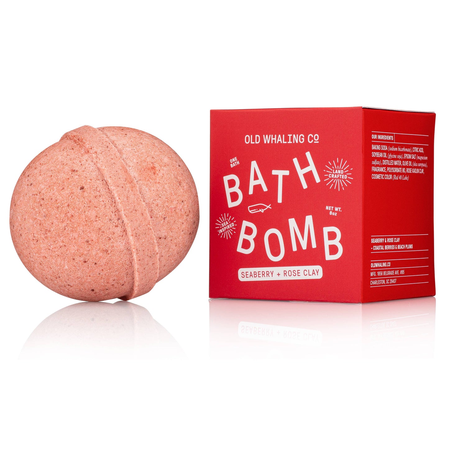 Seaberry & Rose Clay Bath Bomb