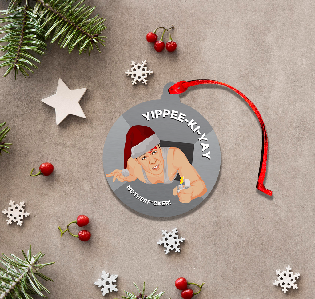 Yippie Ki-Yay MF'er Tree Ornament