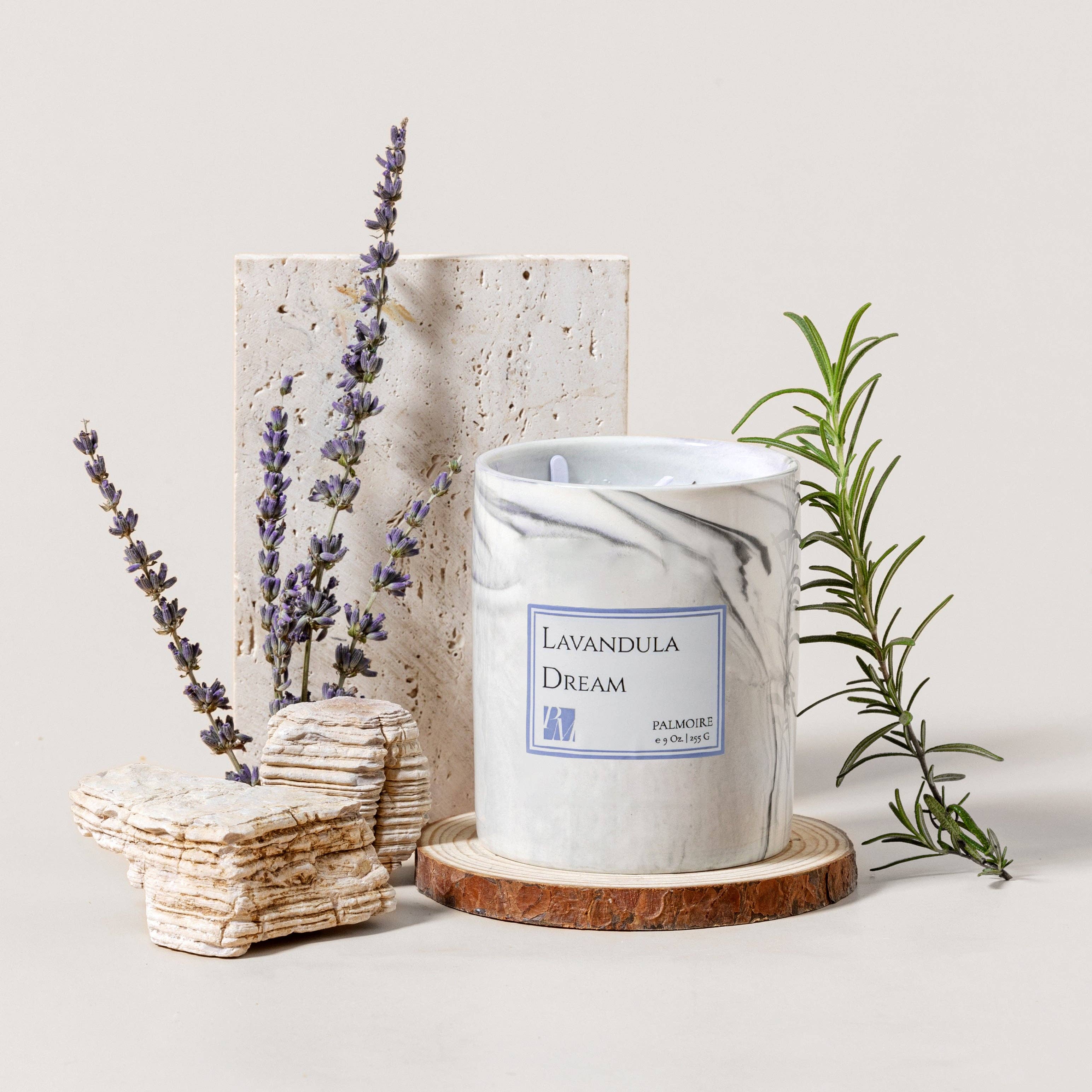 Lavandula Dream Soy Wax Candle 9 Oz
