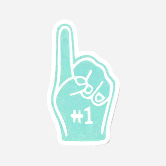 Foam Finger Sticker