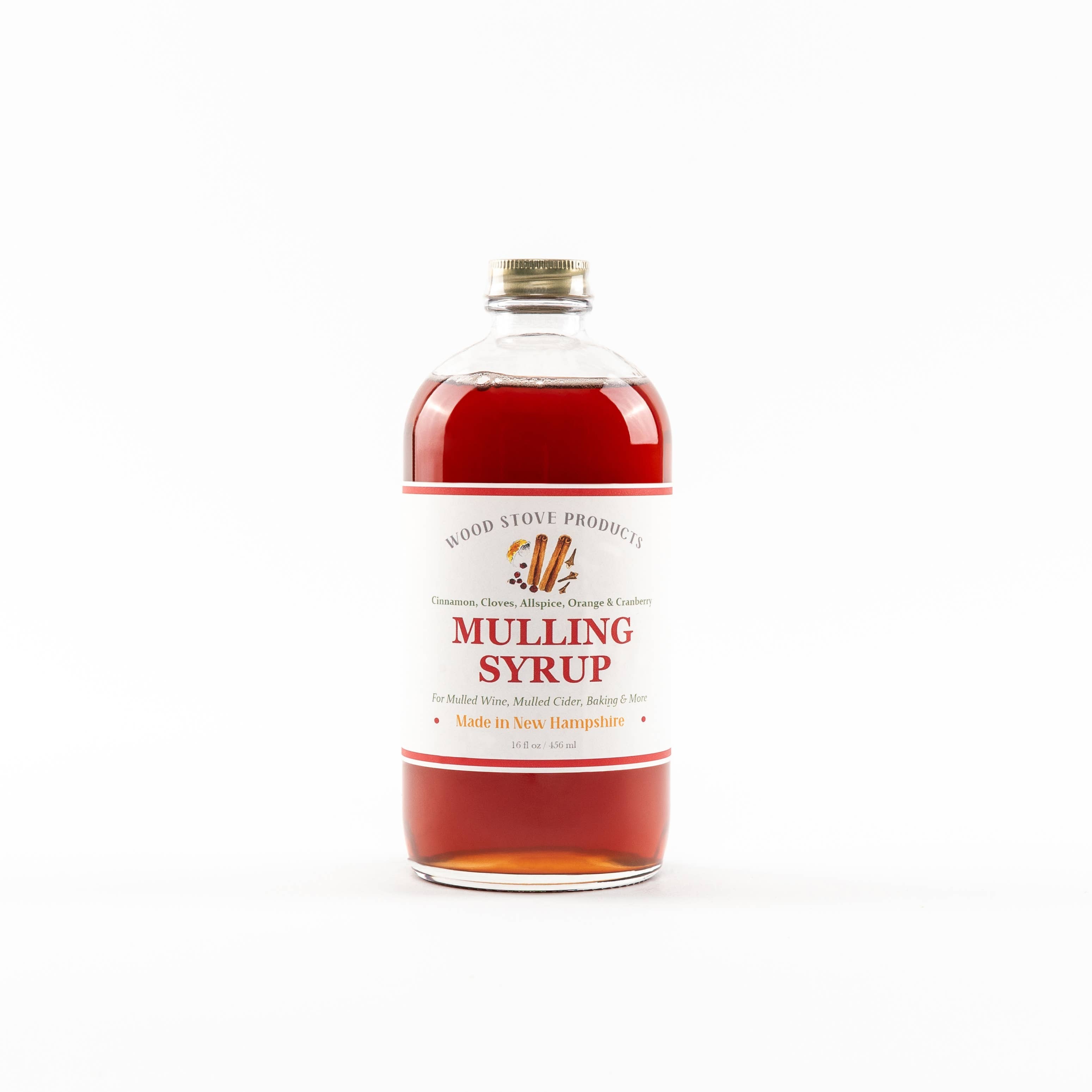 Mulling Syrup for Mulled Wine, Cider, Baking, 16 fl oz