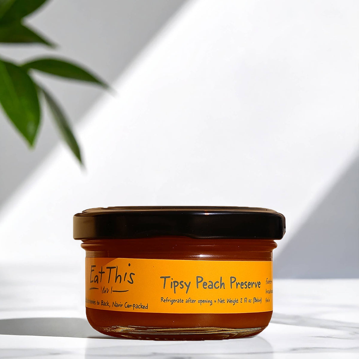 Tipsy Peach Preserve : 7 OZ