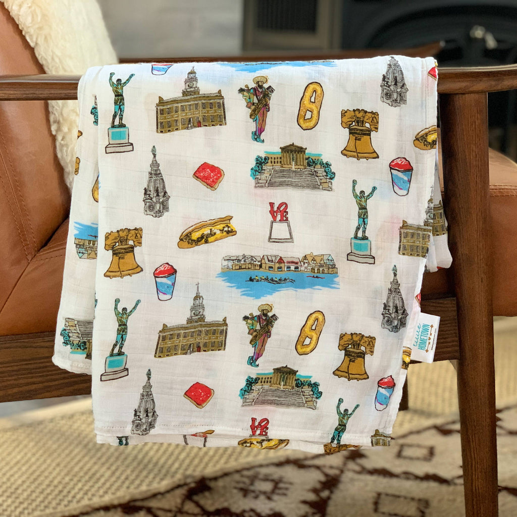 Philadelphia Baby Swaddle Blanket (Unisex)