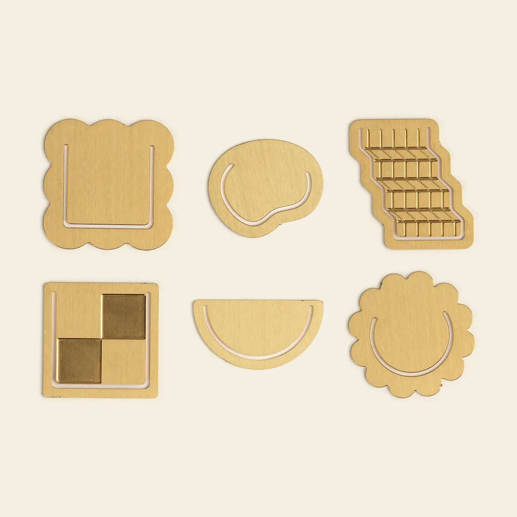 Metal Index Tabs - Curious Shapes