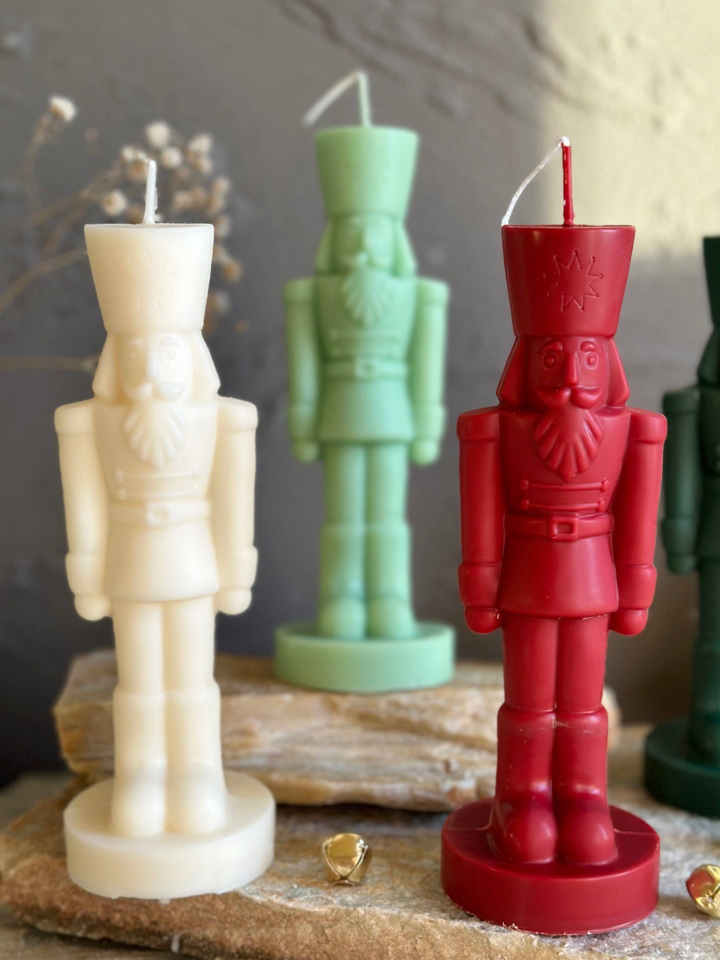 Nutcracker Candle: Red / Fraser Fir