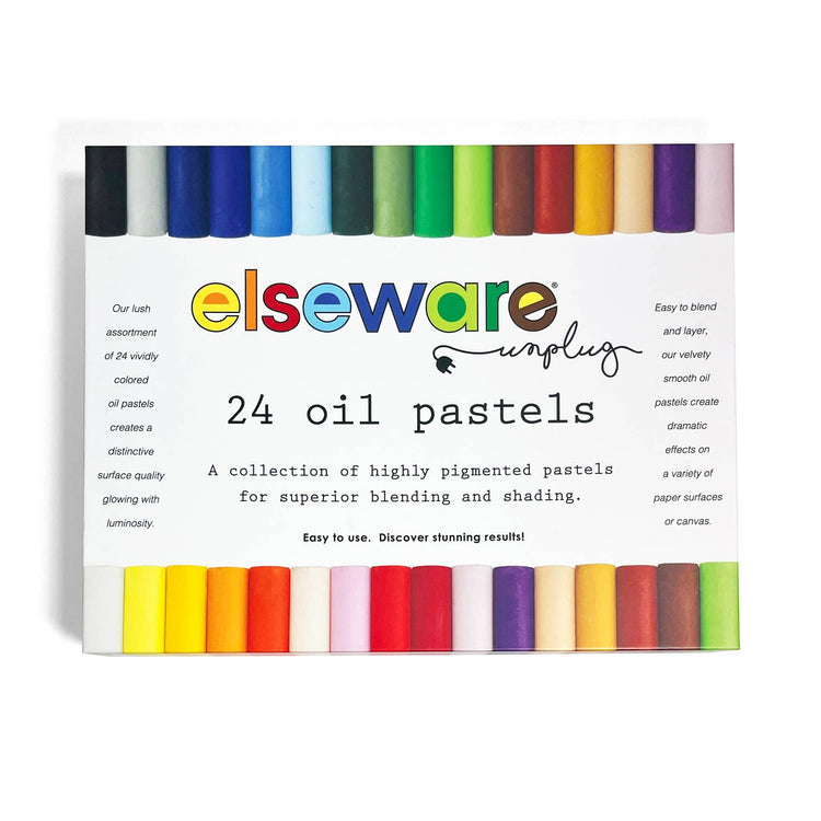 Oil Pastels - Talc-Free - 24 Non-Toxic Colors