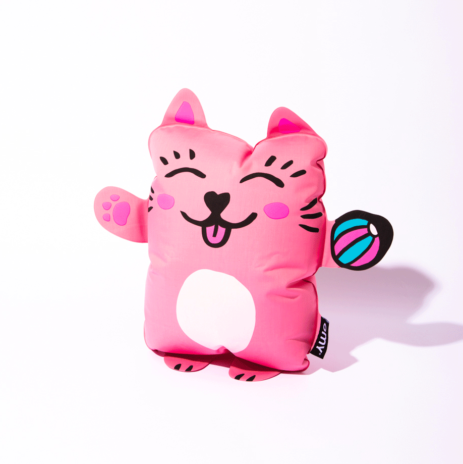 Decorative Air Pillow - Giant Kitty (in fabric)!