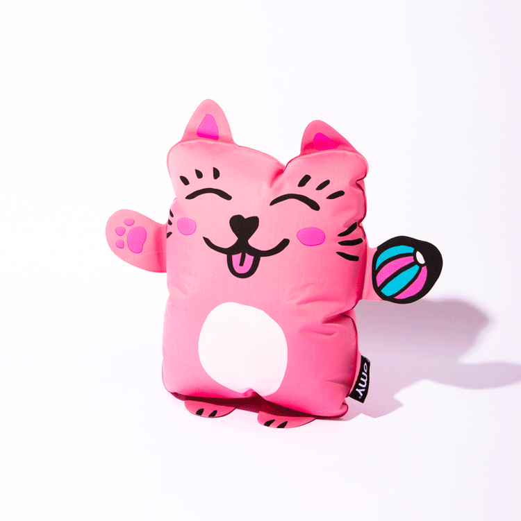 Decorative Air Pillow - Giant Kitty (in fabric)!