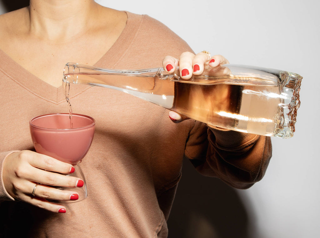 Rosé – Wine-Inspired Soy Candle in Reusable Glass