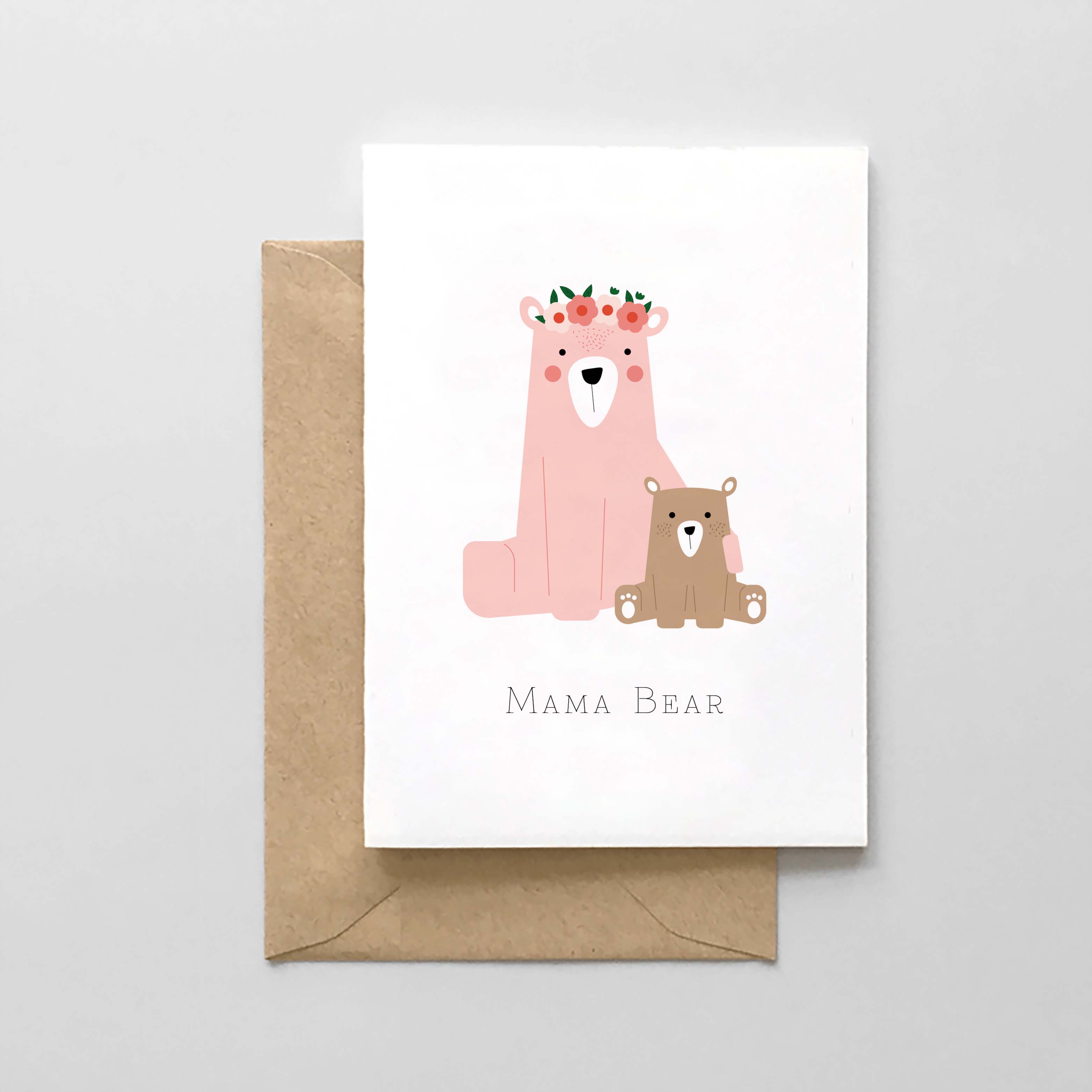 Mama Bear - Mother's Day Card