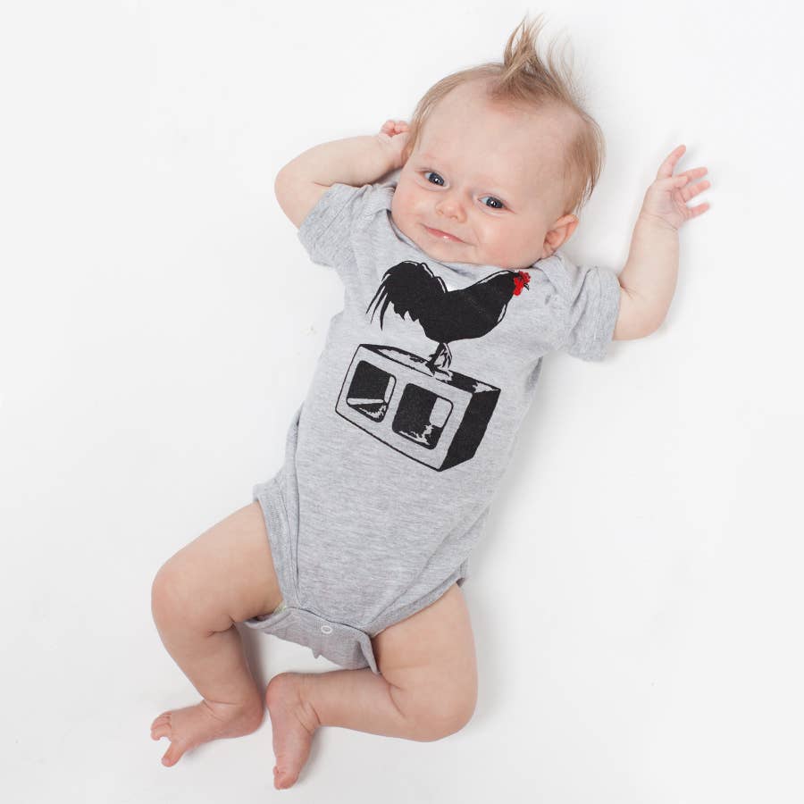 Cock Block Baby One Piece - Clearance Color: 3/6 Month