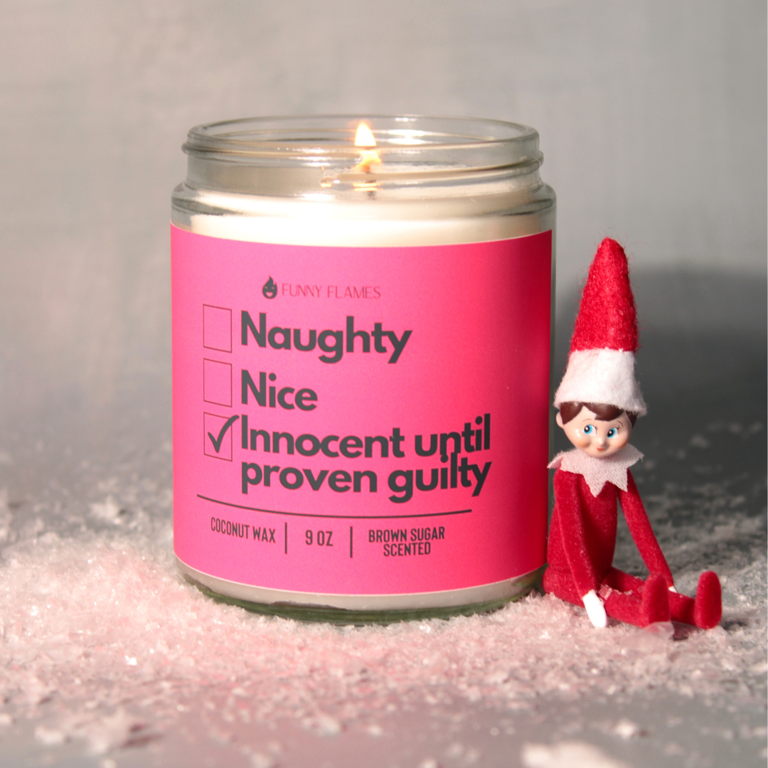 Naughty, Nice, Innocent Until Proven Guilty -Funny Christmas