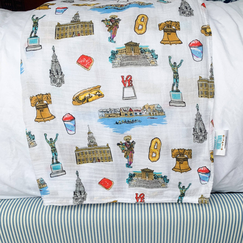 Philadelphia Baby Swaddle Blanket (Unisex)