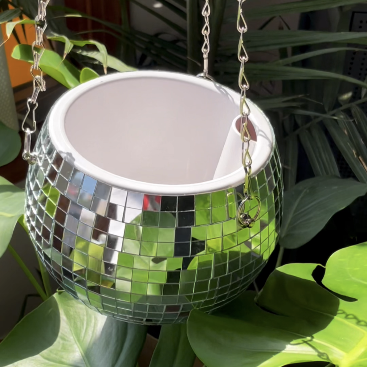 disco ball plant pot Disco Ball Planter – LaserPhilly