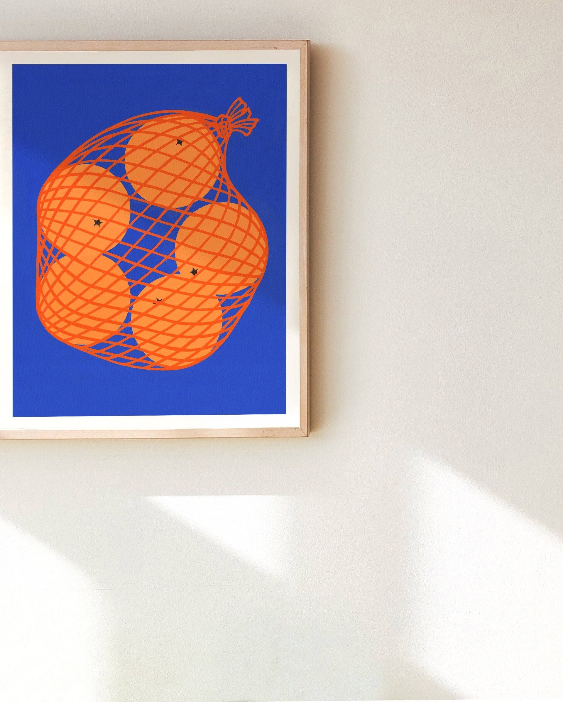 Oranges Print: 8x10 Inches