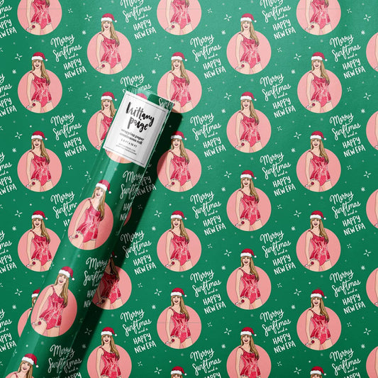 Merry Swiftmas and Happy New Eras Wrapping Paper Roll