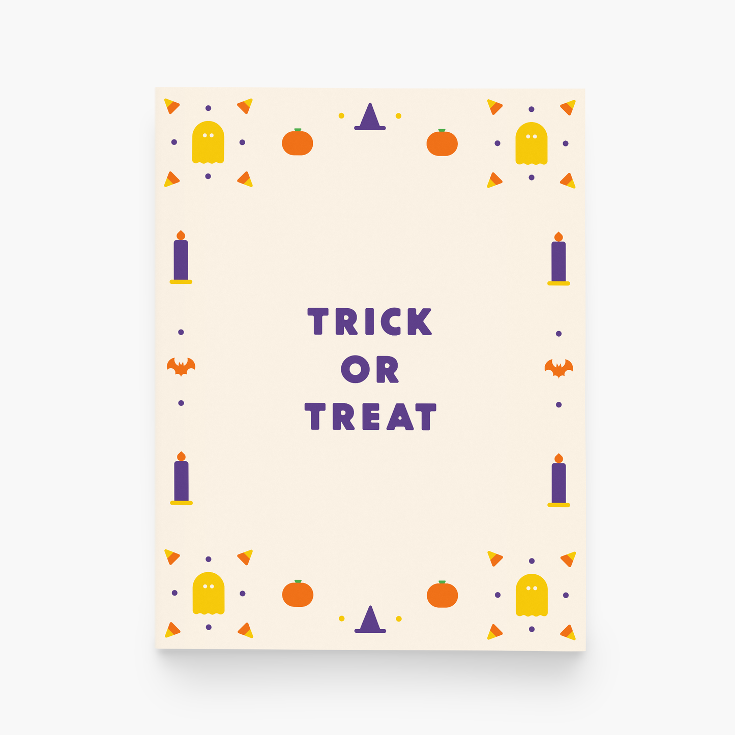 Trick or Treat Halloween Greeting Card