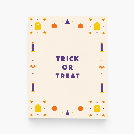 Trick or Treat Halloween Greeting Card