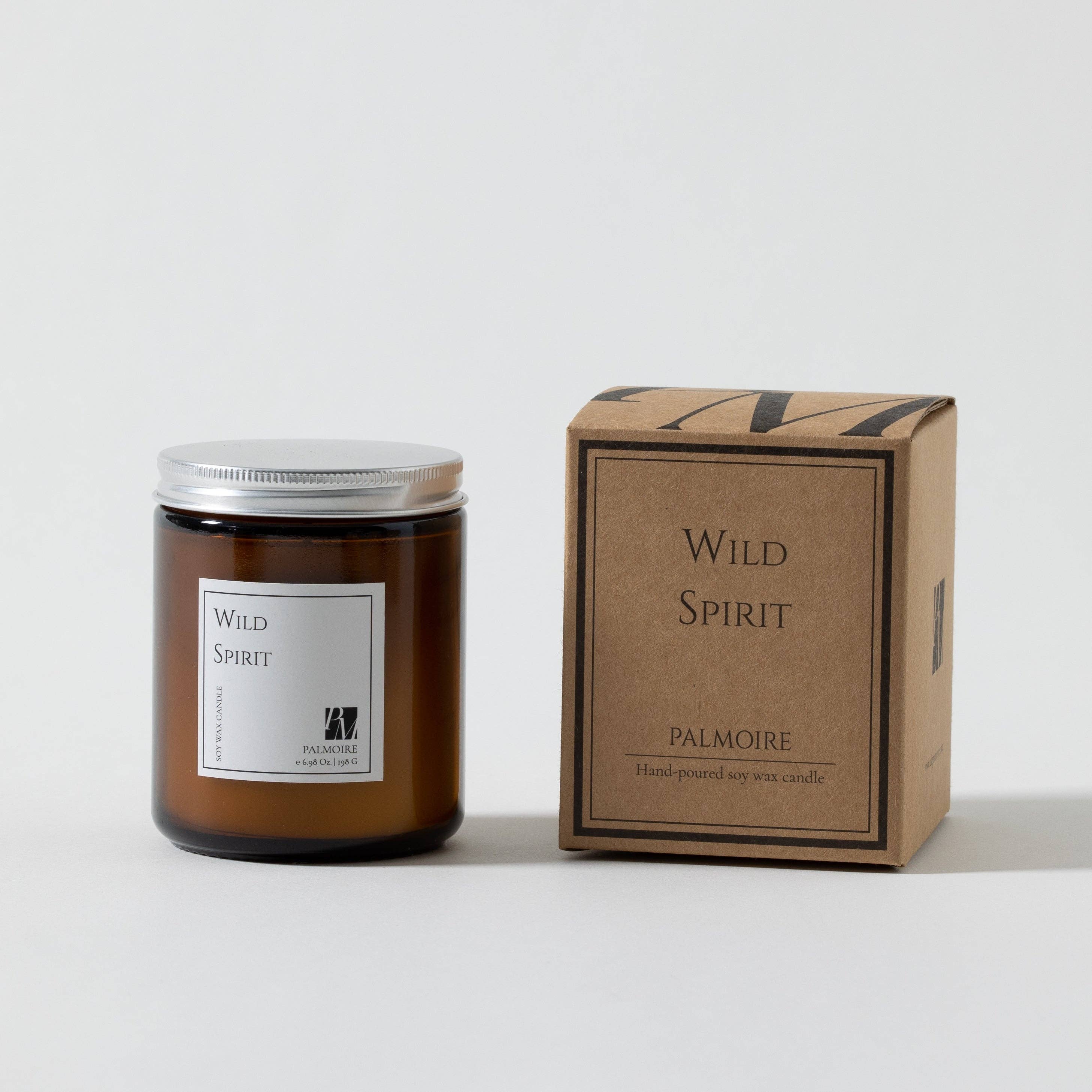 Wild Spirit Soy Wax Candle 6.98 Oz [coffee/vanilla]