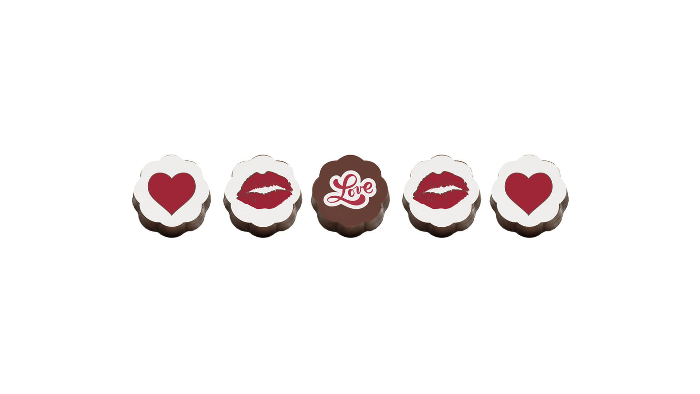 LIPS - Chocolate Covered Caramels - Box of 5