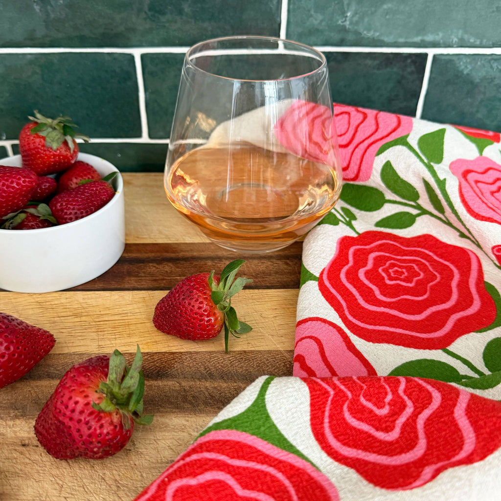 Rose Tea Towel