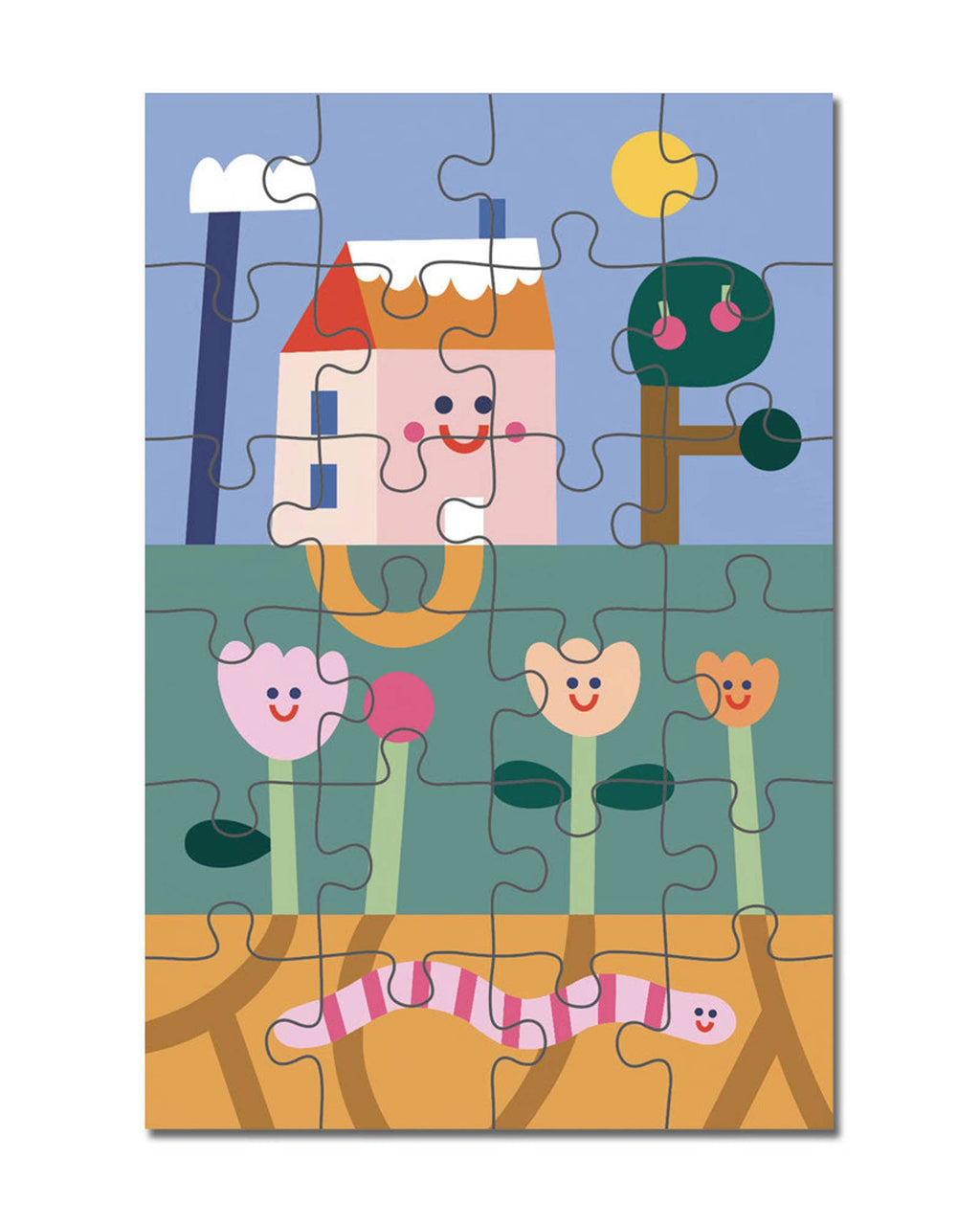 24 Piece Kids Jigsaw Puzzle - Under the Garden