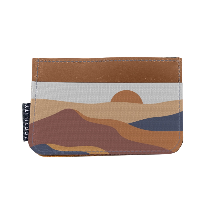 Card Holder Wallet - Prints: No. 46 (Tan Dunes)
