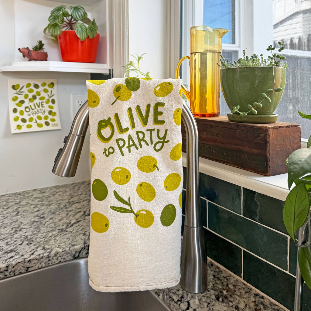 Olives Tea Towel