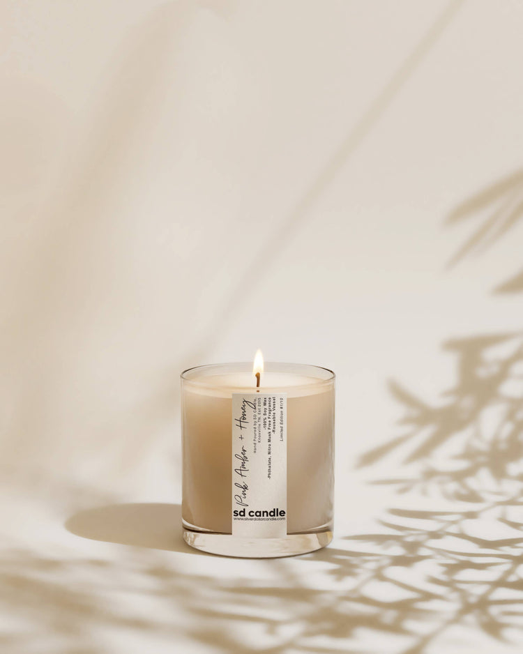 Pink Amber + Honey 7oz Candle