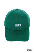 Vintage Green Philly Embroidered Baseball Cap
