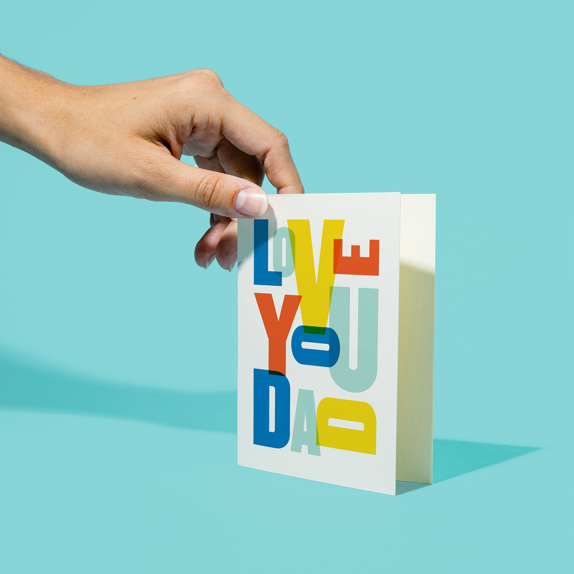 I Love You Dad Card – For Father’s Day or Dad's Birthday