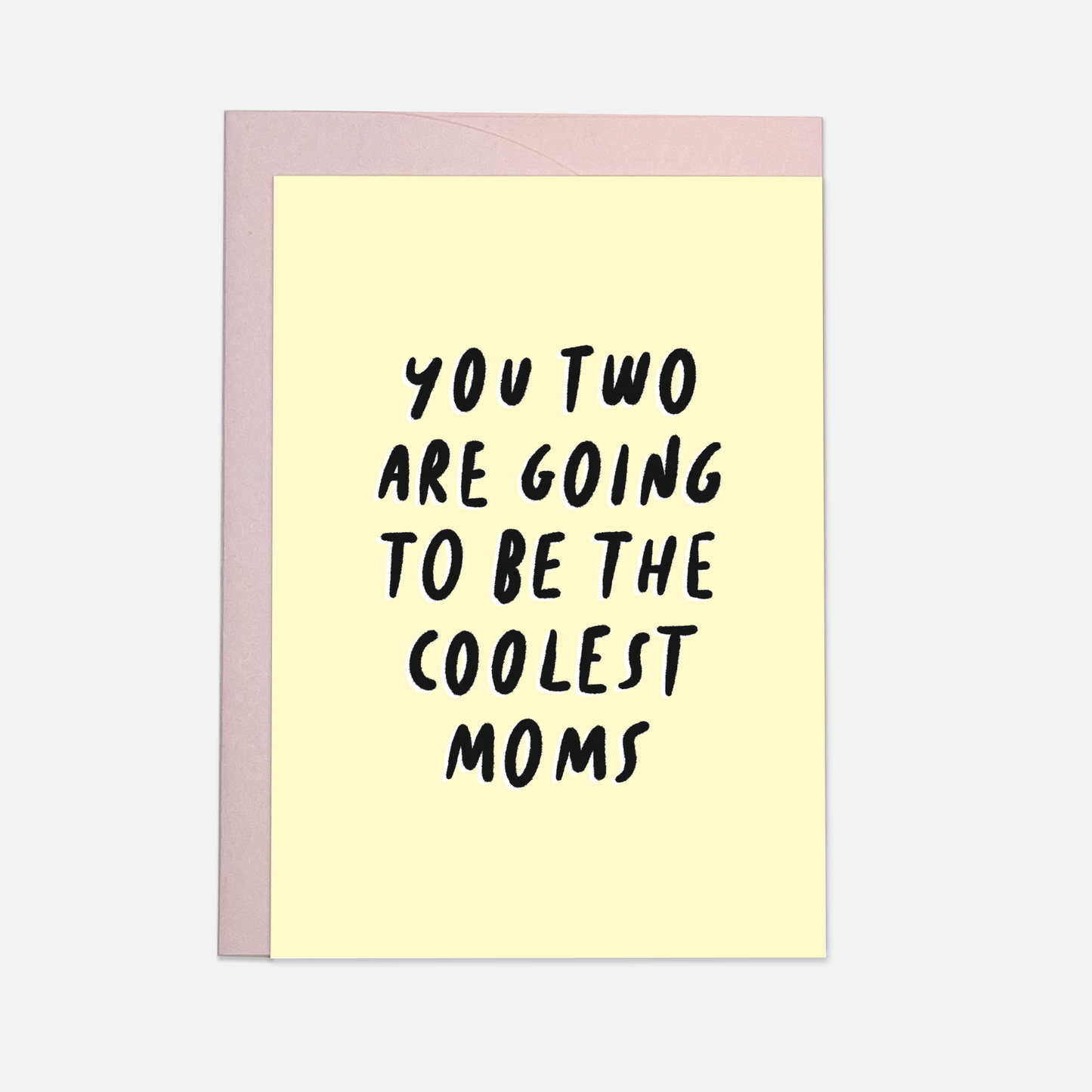 Coolest parents greeting card