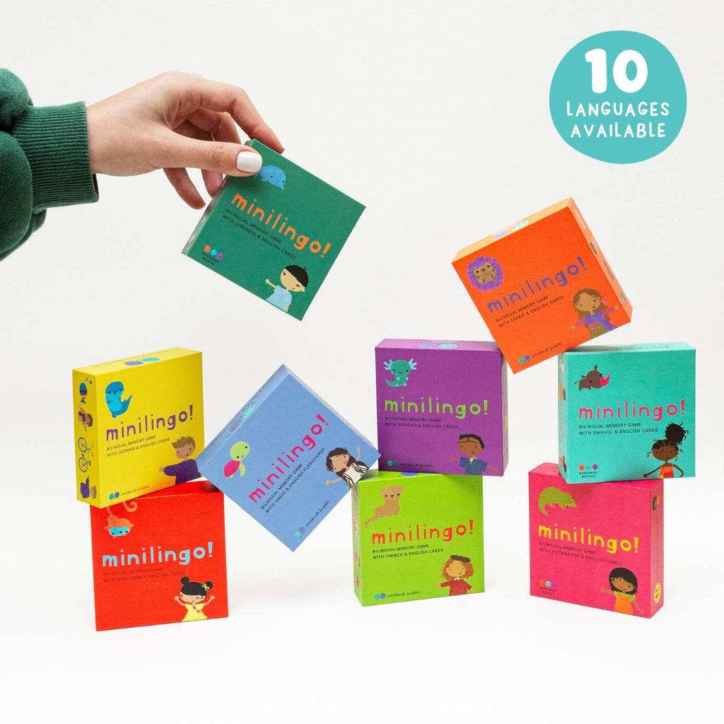 Minilingo Mandarin/English Bilingual Flashcards for Kids
