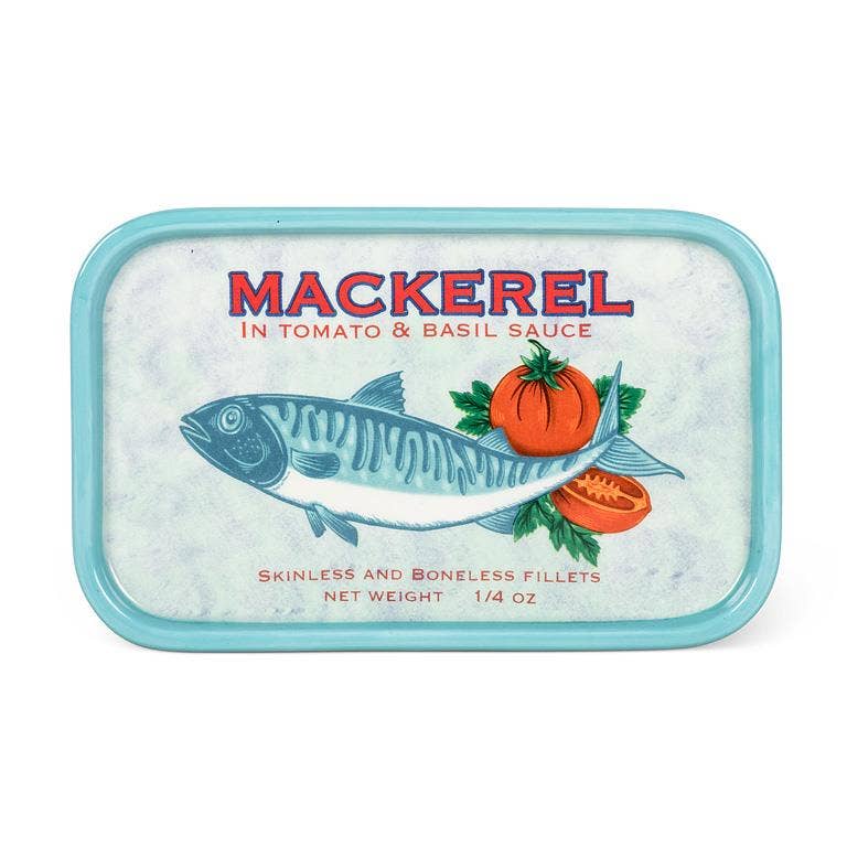 Blue Sardine Rectangle Plate