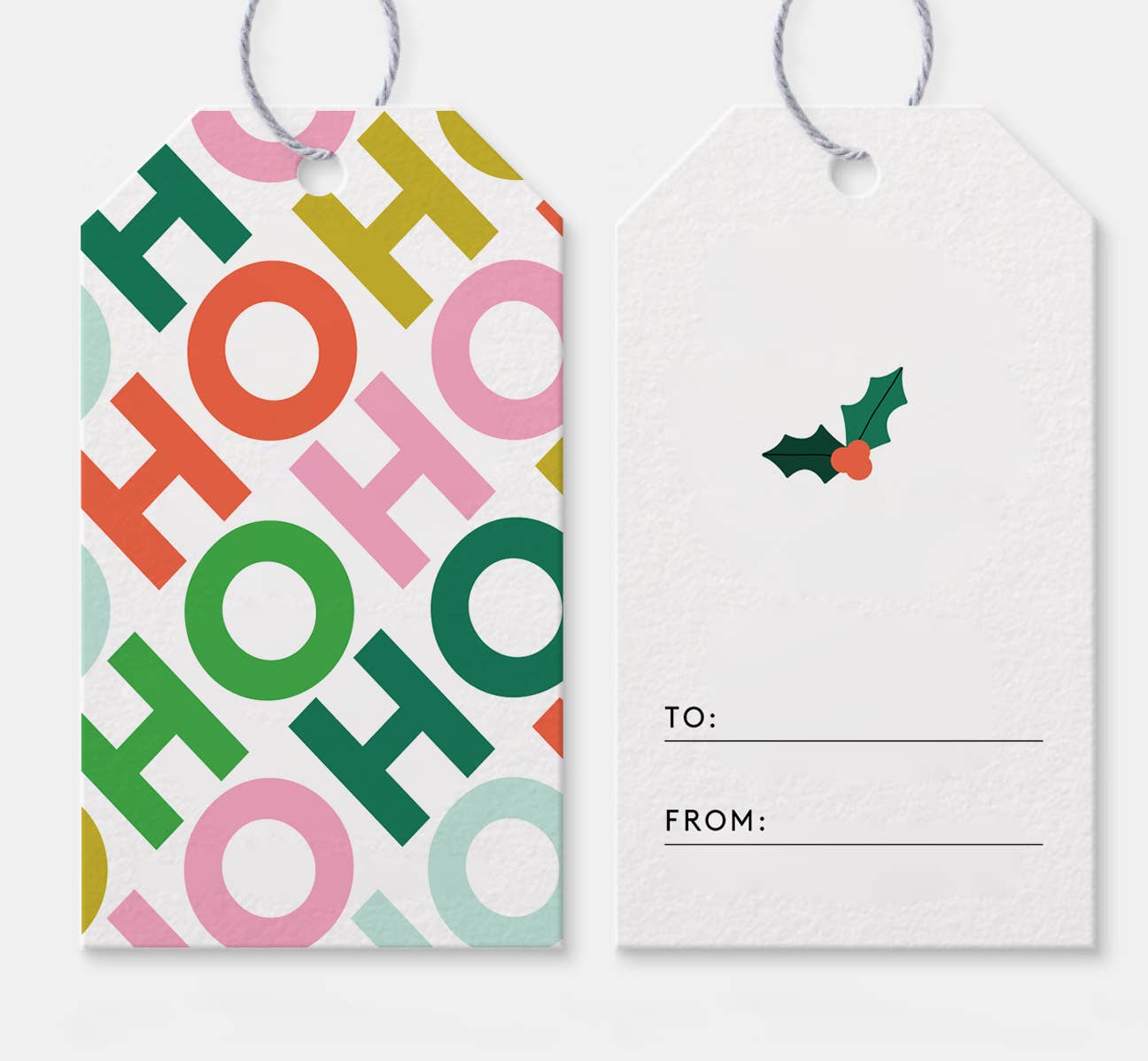 HO HO HO Gift Tag