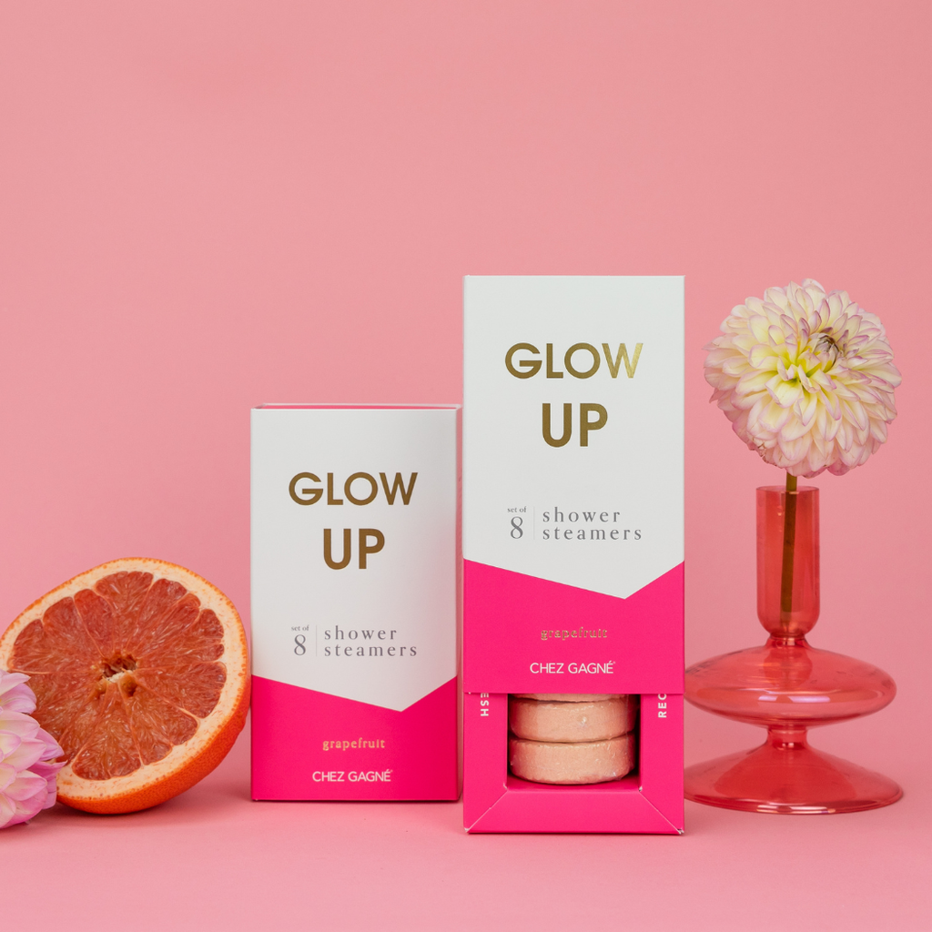Glow Up Shower Steamers - Grapefruit - Set of 8