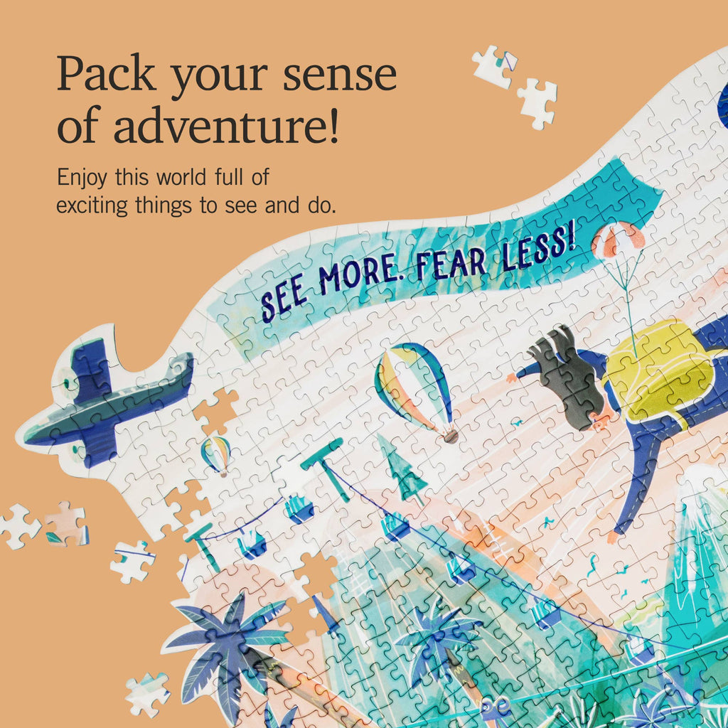 1000 PIECE PUZZLE, See More Fear Less