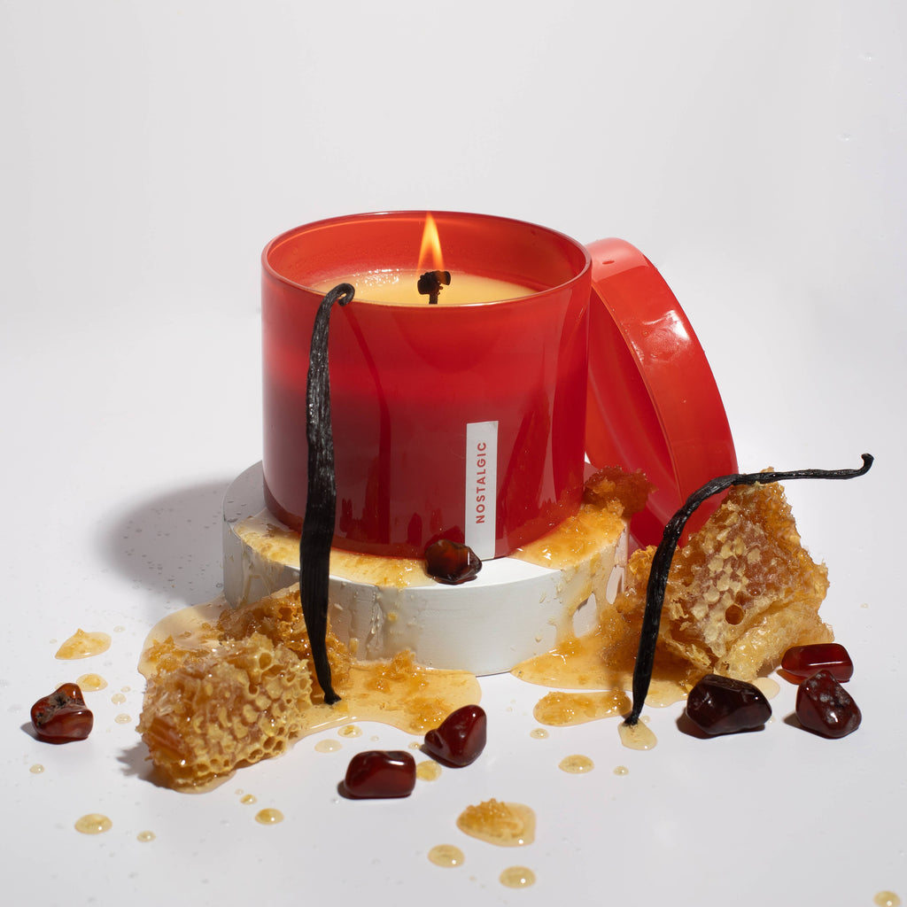 Nostalgic |16 oz Soy Candle - Reusable Container