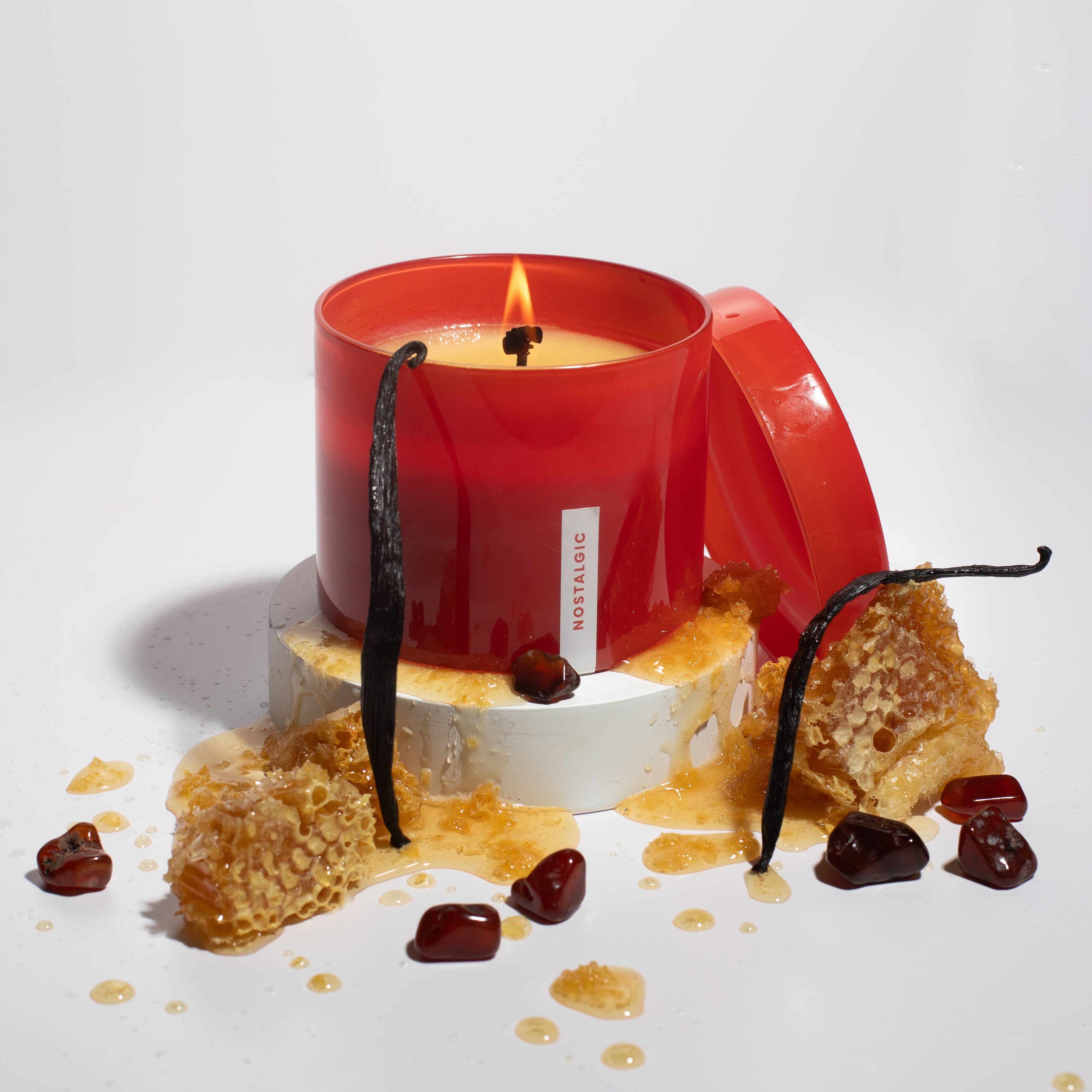 Nostalgic |16 oz Soy Candle - Reusable Container