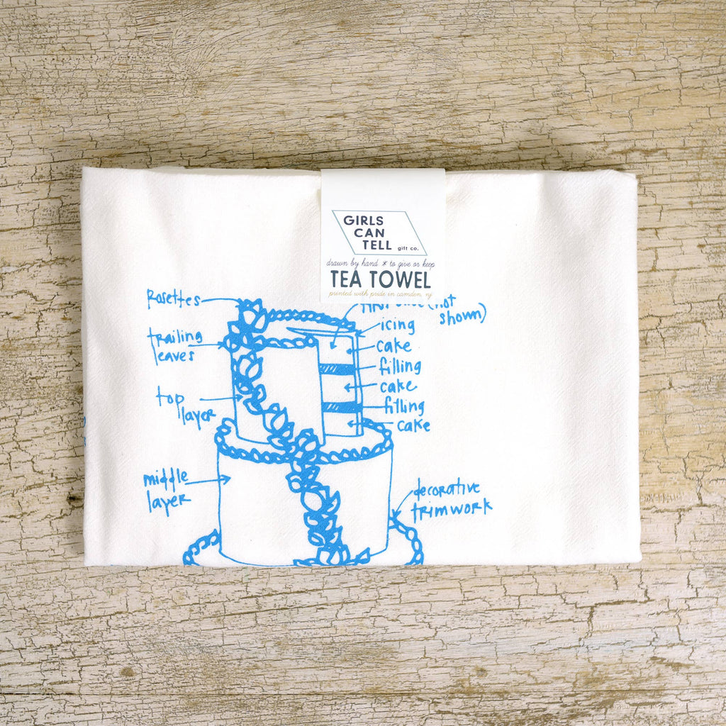 Wedding Cake Tea Towel