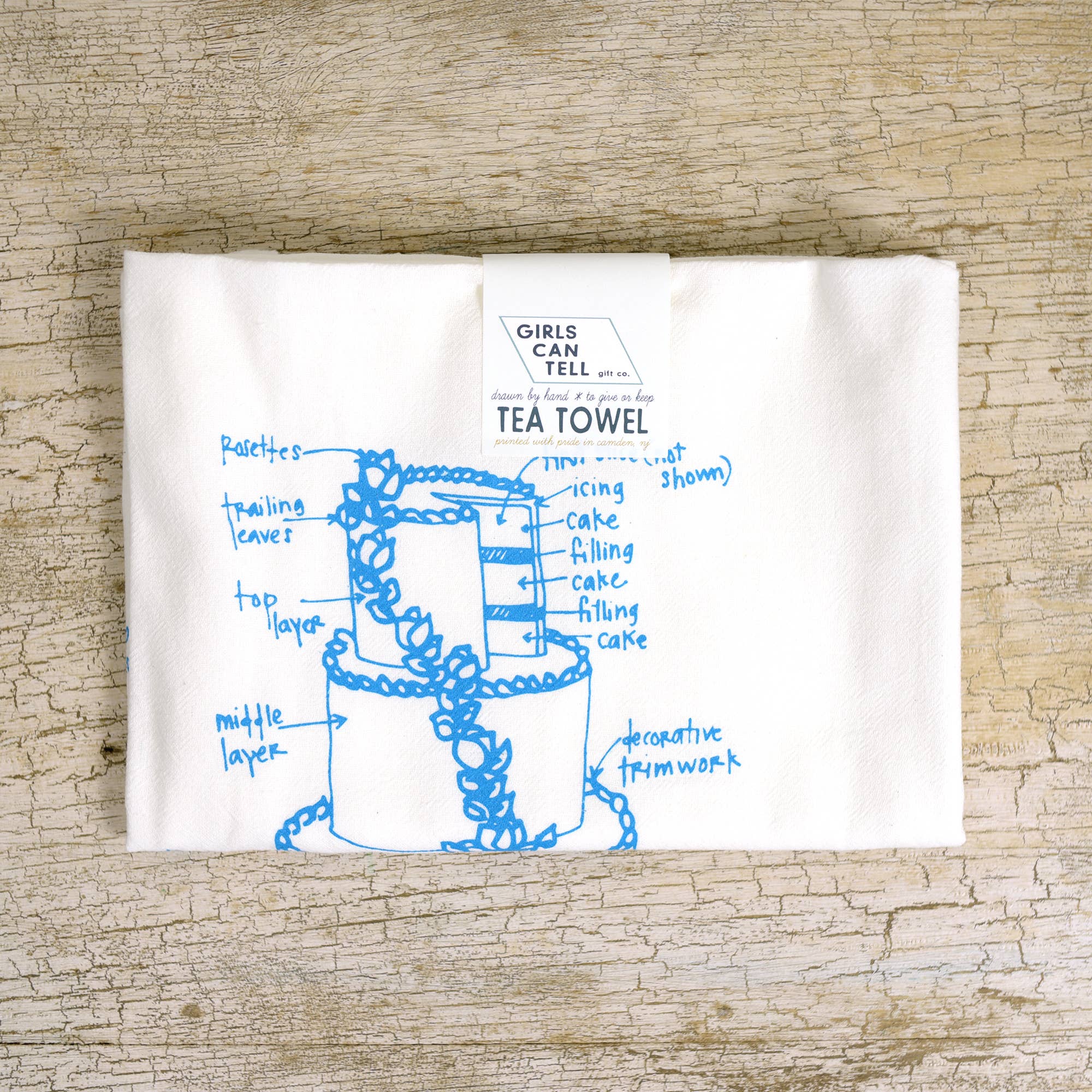 Wedding Cake Tea Towel