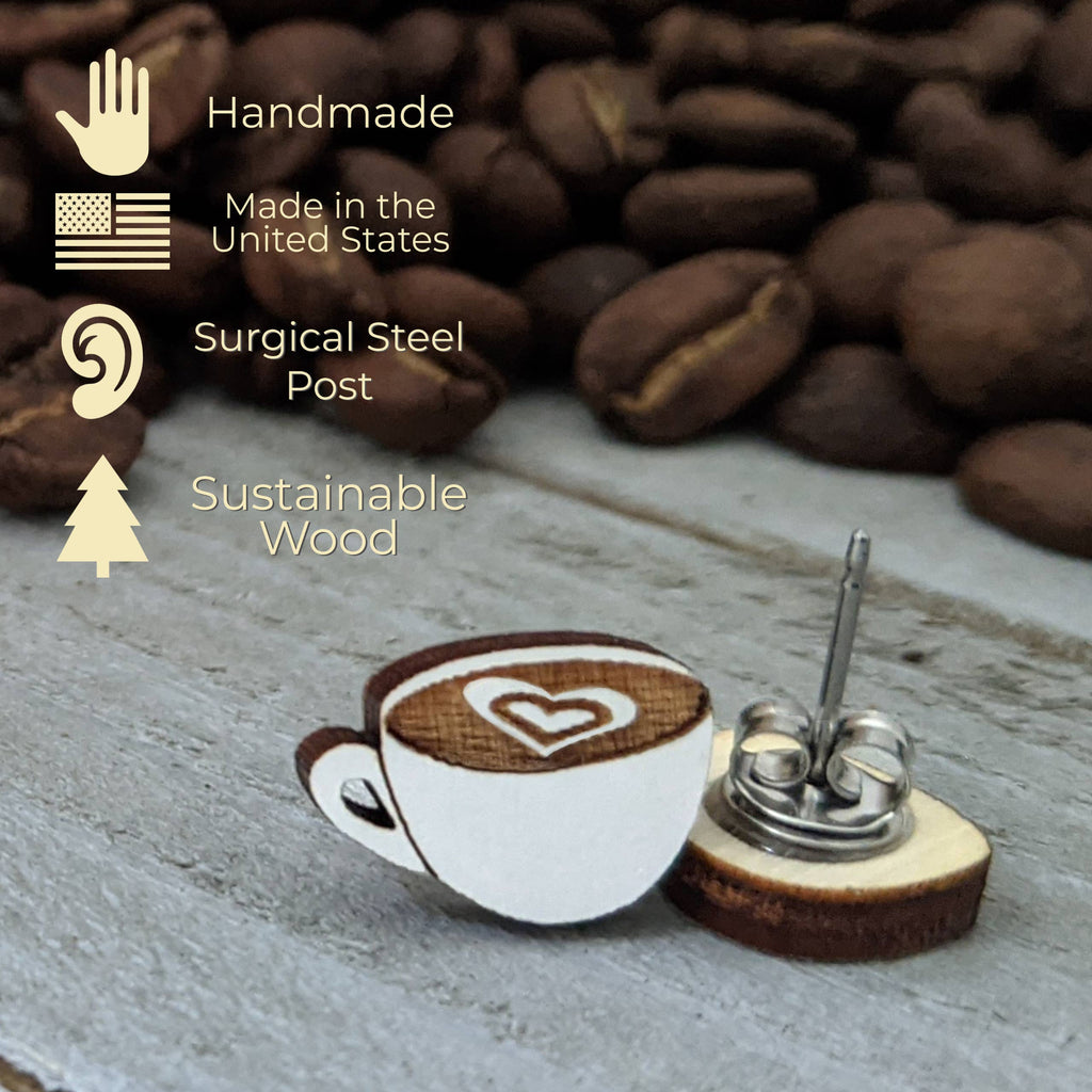 Coffee Cup Earrings